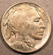 1914 Buffalo Nickel, Grade= MS64PQ