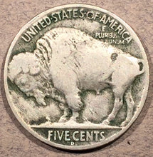 1919-D Buffalo Nickel, Grade= F