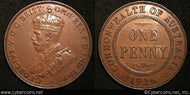 Australia, 1936, 1 penny, XF/AU, KM23 -