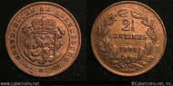 Luxenbourg, 1901, 2 1/2 Centimes, KM21, UNC