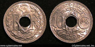 France, 1917, 10 centimes, 866a, UNC