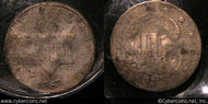 1853, F   Three Cent Silver Piece