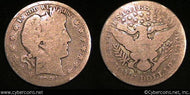 1894-S Barber Half Dollar, Grade= AG