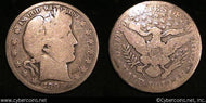 1895 Barber Half Dollar, Grade= G