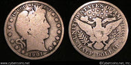 1901 Barber Half Dollar, Grade= G