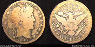 1899-O Barber Half Dollar, Grade= G
