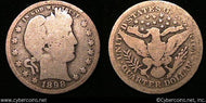 1898-O Barber Quarter, Grade= G