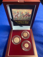 "3 Wisemen and a Baby " Numismatic Nativity Set
