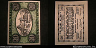 Austrian notgeld, Durnstein, 20 Heller, UNC.