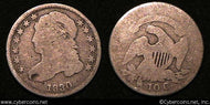 1830 Bust Dime, Grade= G/AG