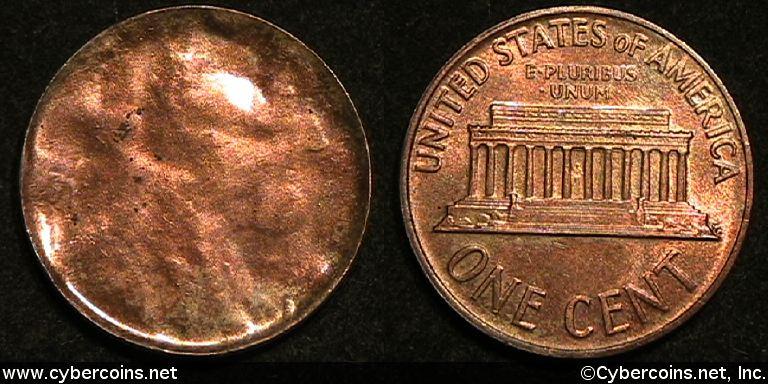 NO DATE Lincoln Memorial Cent, Grade= UNC