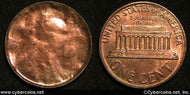 NO DATE Lincoln Memorial Cent, Grade= UNC 