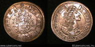 Hungary, 1665, 15 Krajczar, KM175, AU -
