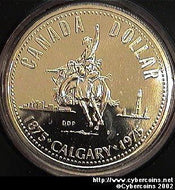 1975, Calgary (.500 Sil 36mm) KM106 Specimen