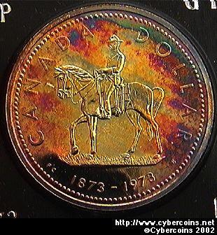 1973, Mountie (.500 Sil 36mm) KM83 ...