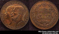 1927 Canadian Medal for the Confederation. AU