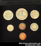 1974, Custom Proof-Like Set 7 coins...