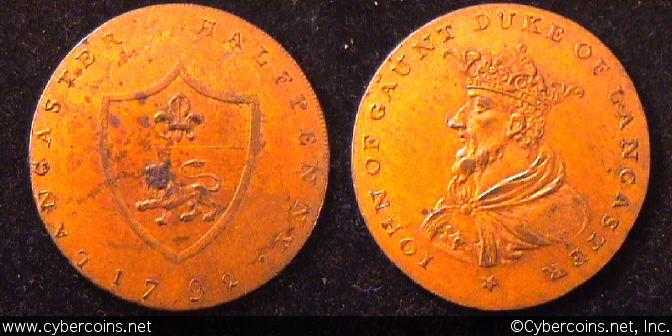 Lancaster in Lancashire 1792, 2 D&H 9-28. UNC