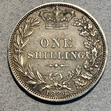Great Britain, 1886, Shilling, XF KM734.4