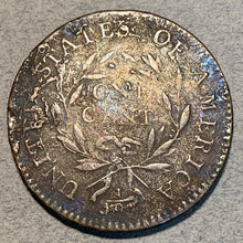1794 Liberty Cap Large Cent, F, head of 93, corroded