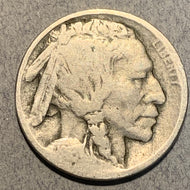 1913-D Var 2 Buffalo Nickel, Grade= G