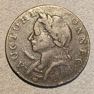 1787 Connecticut Cent, VF