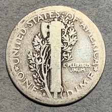 1916-D Mercury Dime, G4, Liberty Head dime, 2 tiny rim ticks