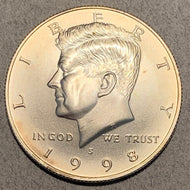 1998-S Kennedy Half, Grade= BU Matte finish