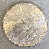 1890 Morgan Dollar, MS63