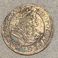 Germany/Silesia, 1675SHS, 6 Kreuzer, KM507, AU cleaned