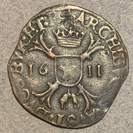 Spanish Netherlands 1611 Brabant, Maastricht mint (star in shield)