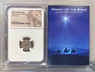 "Coins of the Wise men" , 58 BC, silver drachm, NGC authenticated. Azes I/II