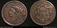 1838, VF   Coronet Head Large Cent.