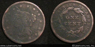 1840, F Braided Hair Large Cent.
