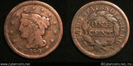1846, G   Braided Hair Large Cent.