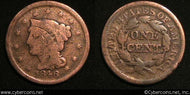 1846, G Braided Hair Large Cent.