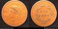 1838, VG Coronet Head Large Cent.