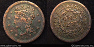 1852, VF Braided Hair Large Cent.