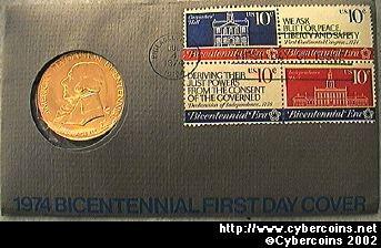 Revolutionary War - US Mint medal honoring John
