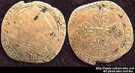 France, 1575-89 1/2 Franc of Henry III - crude