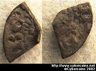 Great Britain, 1154-89, cut Farthing Long Cross