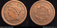 1852, VG Braided Hair Large Cent.