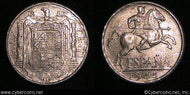 Spain, 1945, 10 Centimos, UNC, KM766