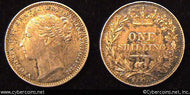 Great Britain, 1883, 1 shilling,  XF, KM734.4
