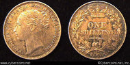 Great Britain, 1883, 1 shilling, XF, KM734.4