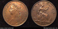 Great Britain, 1886,  1 farthing,  AU, KM753