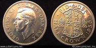 Great Britain, 1950, 1/2 crown, Proof, KM879