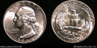 1944 Washington Quarter, Grade= MS65