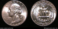 1945 Washington Quarter, Grade= MS65