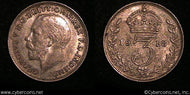 Great Britain, 1918, 3 pence, AU, KM813